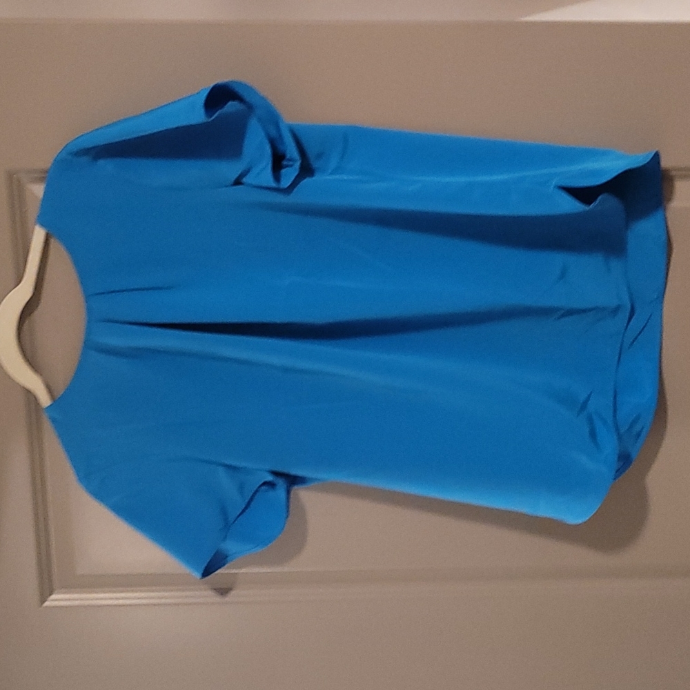 Lands End Outfitters NWOT Blue Blouse sz14